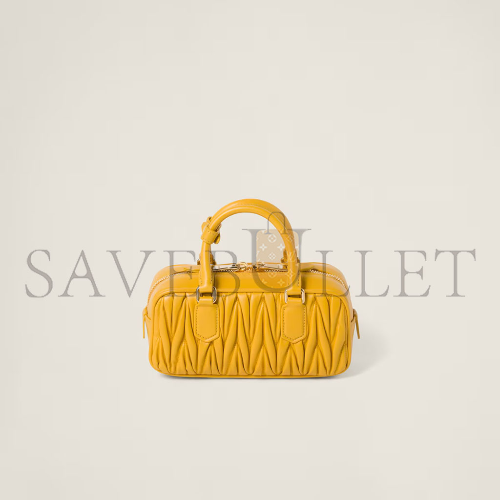 MIU MIU ARCADIE MATELASSÉ NAPPA LEATHER BAG 5BB142 (22*10.5*7.5cm) MIU MIU ARCADIE MATELASSÉ NAPPA LEATHER BAG 5BB142 (22*10.5*7.5cm)